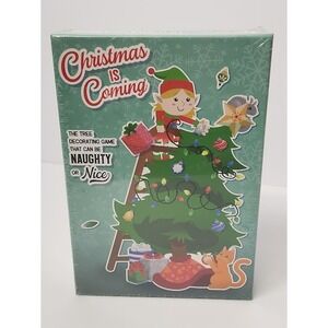 Christmas is Coming tree decorating game Naughty or Nice! Holiday game NEW